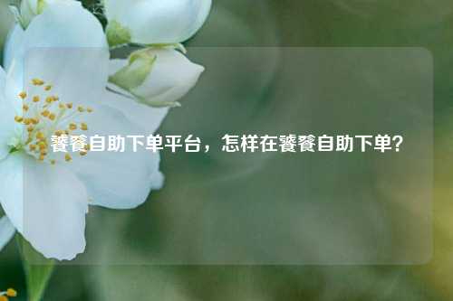 饕餮自助下单平台，怎样在饕餮自助下单？